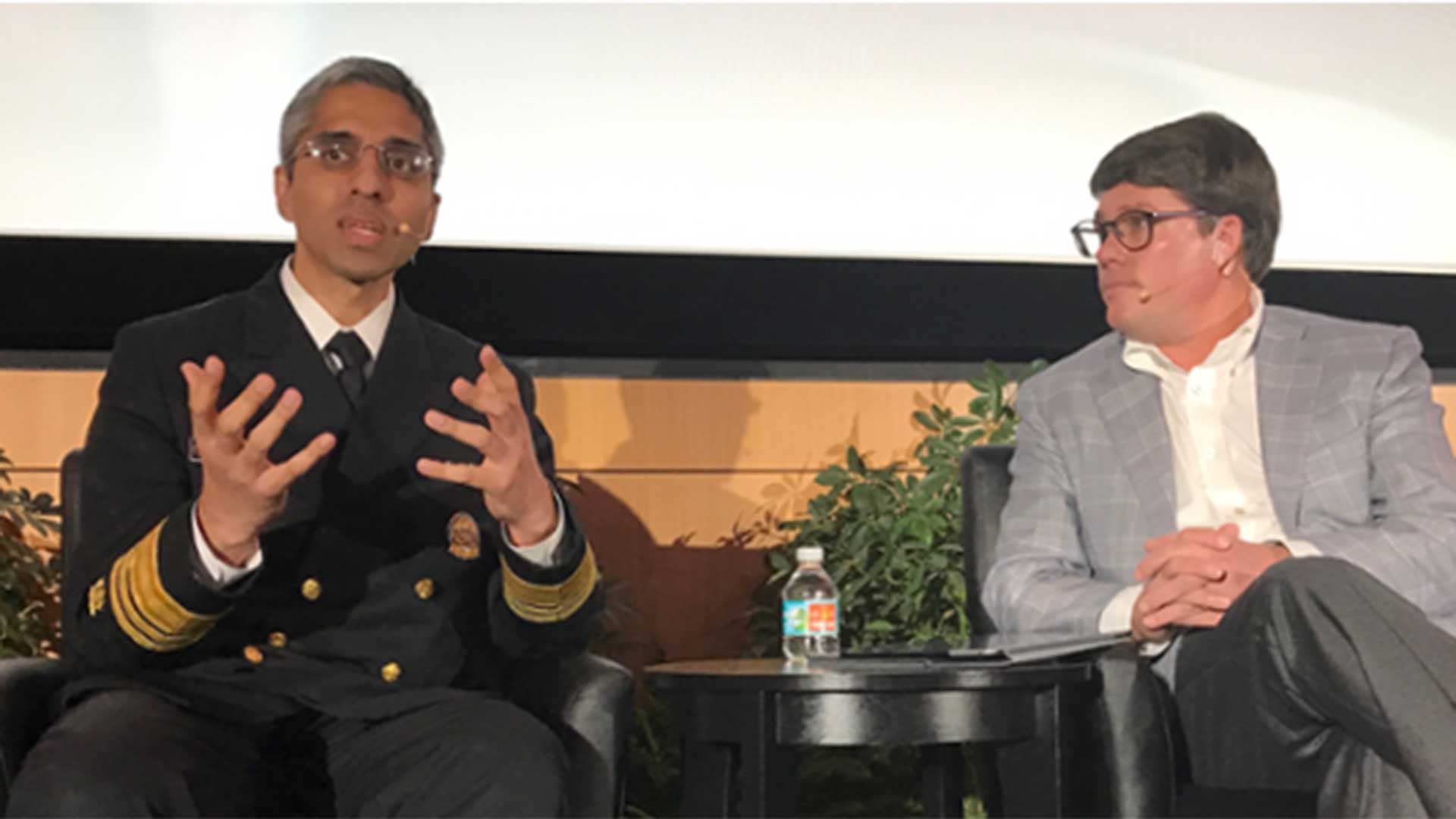 Jeff Arnold and Surgeon General Murthy