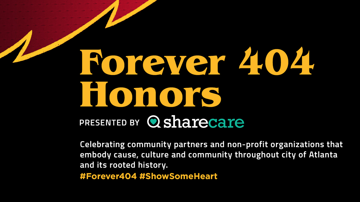 Hawks to Recognize 12 Atlantans in 'Forever 404 Honors Presented by  Sharecare