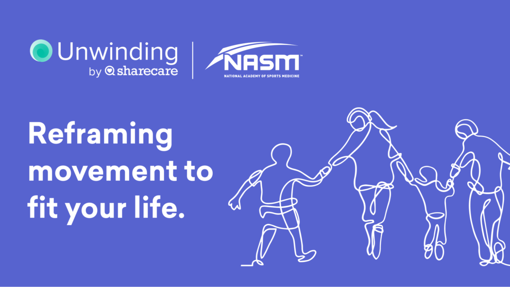 Sharecare and National Academy of Sports Medicine team up to inspire people to develop better exercise habits, achieve physical fitness goals