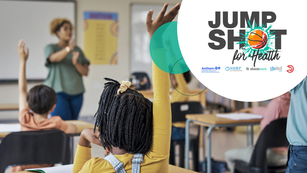 Sharecare teams up with Anthem Blue Cross and Blue Shield on Jump Shot for Health initiative to support Georgia Title 1 schools