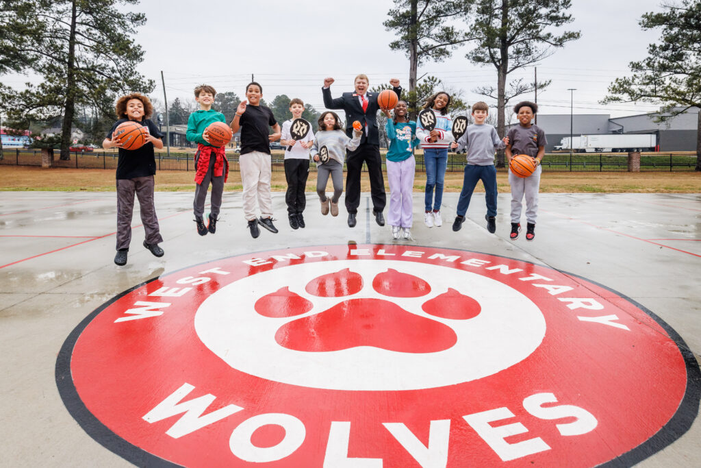 When in Rome, do as the West End Elementary Wolves do!